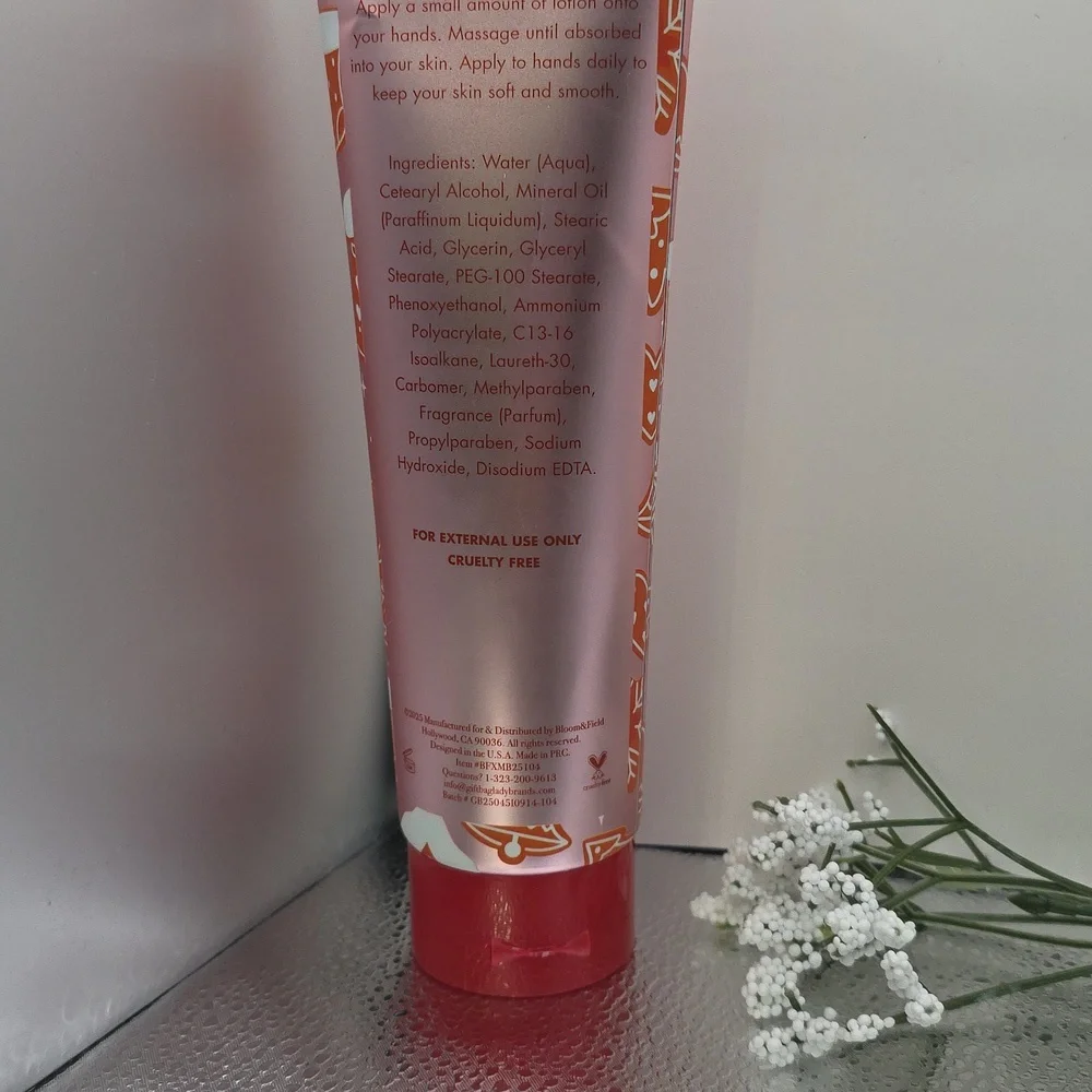 Bloom & Field Frosted Cookie Scented Pink Hand Lotion, New